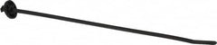 Thomas & Betts - 9.6" Long Black Nylon Standard Cable Tie - 65 Lb Tensile Strength, 1.65mm Thick, 1-3/4" Max Bundle Diam - A1 Tooling