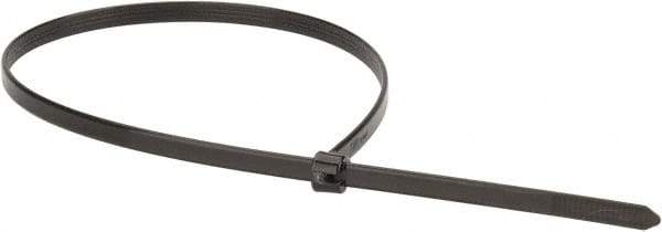 Thomas & Betts - 14.2" Long Black Polypropylene Standard Cable Tie - 30 Lb Tensile Strength, 1.19mm Thick, 2" Max Bundle Diam - A1 Tooling