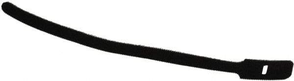 Thomas & Betts - 9" Long Black Nylon & Polyethylene Hook & Loop Strap - 40 Lb Tensile Strength, 1/16" Thick, 50.8mm Max Bundle Diam - A1 Tooling