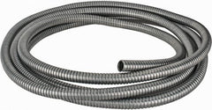 Federal Hose - 7/8" ID, -60 to 400°F, Galvanized Steel Unlined Flexible Metal Duct Hose - 4.1" Bend Radius, 25' Long - A1 Tooling