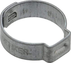 Oetiker - 17 to 19.8mm, Zinc-Plated 1-Ear Clamp - 3/4" Noml Size, 9mm Inner Width, 7mm Wide x 0.75mm Thick, Carbon Steel - A1 Tooling