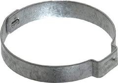 Oetiker - 35 to 38.1mm, Zinc-Plated 1-Ear Clamp - 1-1/2" Noml Size, 10mm Inner Width, 7mm Wide x 0.75mm Thick, Carbon Steel - A1 Tooling