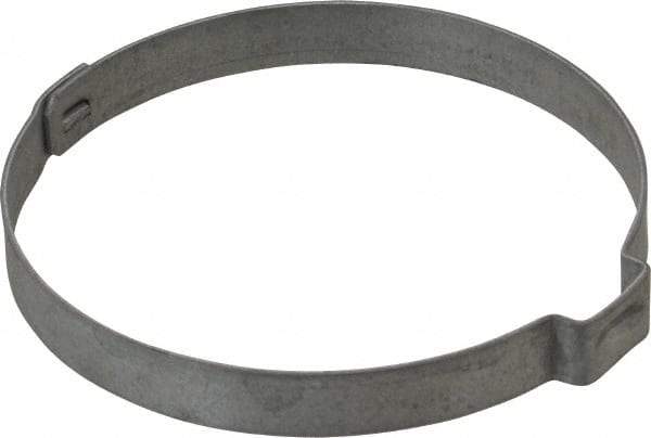 Oetiker - 54.4 to 57.5mm, Zinc-Plated 1-Ear Clamp - 2-1/4" Noml Size, 10mm Inner Width, 7mm Wide x 0.75mm Thick, Carbon Steel - A1 Tooling