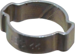 Oetiker - 18 to 22mm, Zinc-Plated 2-Ear Clamp - 13/16" Noml Size, 6.28mm Inner Width, 9mm Wide x 1.5mm Thick, Carbon Steel - A1 Tooling