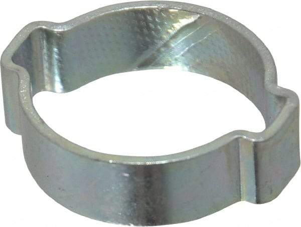 Oetiker - 22.5 to 27mm, Zinc-Plated 2-Ear Clamp - 1" Noml Size, 7.07mm Inner Width, 10mm Wide x 1.5mm Thick, Carbon Steel - A1 Tooling