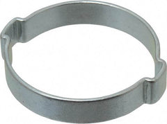 Oetiker - 40.6 to 46mm, Zinc-Plated 2-Ear Clamp - 1-3/4" Noml Size, 8.48mm Inner Width, 10mm Wide x 1.5mm Thick, Carbon Steel - A1 Tooling