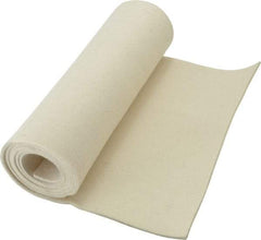 Made in USA - 1/8 Inch Thick x 60 Inch Wide x 12 Inch Long, Pressed Wool Felt Sheet - 2 Lbs/Square Yd., White, 500 psi - A1 Tooling