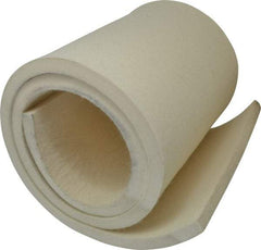 Made in USA - 5/8 Inch Thick x 60 Inch Wide x 12 Inch Long, Pressed Wool Felt Sheet - 10 Lbs/Square Yd., White, 500 psi - A1 Tooling