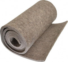 Made in USA - 3/8 Inch Thick x 60 Inch Wide x 12 Inch Long, Pressed Wool Felt Sheet - 6 Lbs/Square Yd., Gray, 400 psi - A1 Tooling