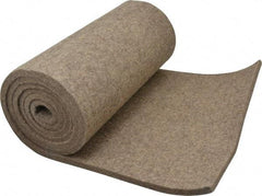 Made in USA - 3/8 Inch Thick x 72 Inch Wide x 12 Inch Long, Pressed Wool Felt Sheet - 4.6 Lbs/Square Yd., Gray, 250 psi - A1 Tooling