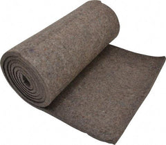 Made in USA - 3/8 Inch Thick x 72 Inch Wide x 12 Inch Long, Pressed Wool Felt Sheet - 3.2 Lbs/Square Yd., Gray, 75 psi - A1 Tooling