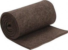 Made in USA - 1/2 Inch Thick x 72 Inch Wide x 12 Inch Long, Pressed Wool Felt Sheet - 4.2 Lbs/Square Yd., Gray, 75 psi - A1 Tooling