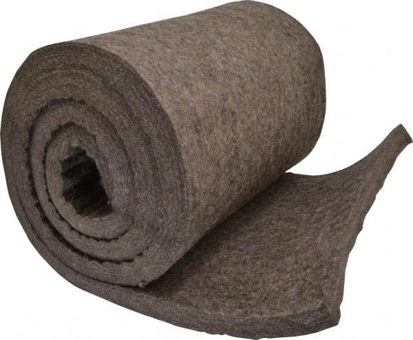 Made in USA - 3/4 Inch Thick x 72 Inch Wide x 12 Inch Long, Pressed Wool Felt Sheet - 6.4 Lbs/Square Yd., Gray, 75 psi - A1 Tooling