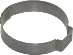 Oetiker - 27 to 30.1mm, 1-Ear Clamp - 1-3/16" Noml Size, 10mm Inner Width, 7mm Wide x 0.6mm Thick, Stainless Steel - A1 Tooling