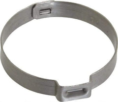 Oetiker - 35 to 38.1mm, 1-Ear Clamp - 1-1/2" Noml Size, 10mm Inner Width, 7mm Wide x 0.6mm Thick, Stainless Steel - A1 Tooling