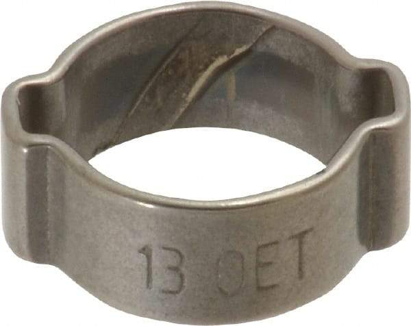 Oetiker - 11 to 13mm, 2 Ear Clamp - 1/2" Nominal Size - A1 Tooling