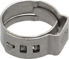 Oetiker - Stepless Ear Clamp - 35/64" Noml Size, 8mm Inner Width, 7mm Wide x 0.6mm Thick, Stainless Steel - A1 Tooling