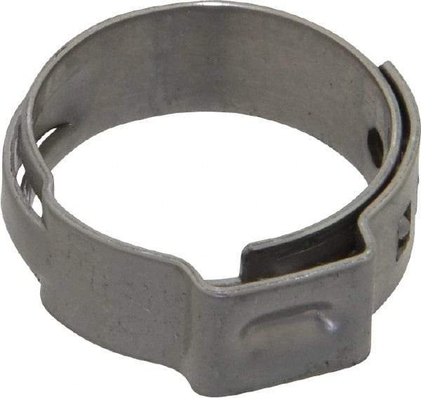 Oetiker - Stepless Ear Clamp - 11/16" Noml Size, 8mm Inner Width, 7mm Wide x 0.6mm Thick, Stainless Steel - A1 Tooling