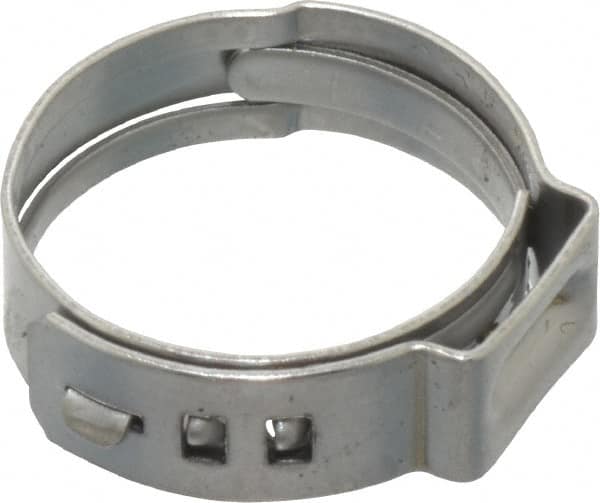 Oetiker - Stepless Ear Clamp - 3/4" Noml Size, 10mm Inner Width, 7mm Wide x 0.6mm Thick, Stainless Steel - A1 Tooling