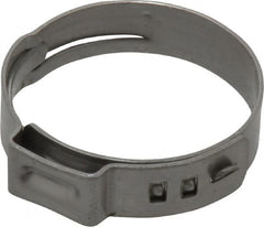 Oetiker - Stepless Ear Clamp - 1" Noml Size, 10mm Inner Width, 7mm Wide x 0.6mm Thick, Stainless Steel - A1 Tooling