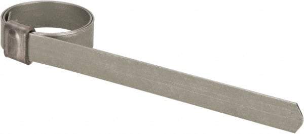 IDEAL TRIDON - 13/16" ID Galvanized Steel Preformed J-Type Clamp - 3/8" Wide, 0.025" Thick - A1 Tooling