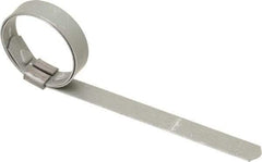 IDEAL TRIDON - 1" ID Galvanized Steel Preformed J-Type Clamp - 3/8" Wide, 0.025" Thick - A1 Tooling