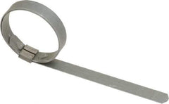 IDEAL TRIDON - 1-3/8" ID Galvanized Steel Preformed J-Type Clamp - 3/8" Wide, 0.025" Thick - A1 Tooling