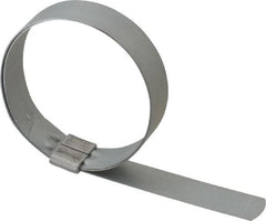 IDEAL TRIDON - 2-3/4" ID, Galvanized Steel Preformed J-Type Clamp - 3/4" Wide x 0.03" Thick - A1 Tooling