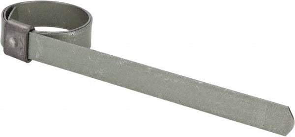 IDEAL TRIDON - 13/16" ID Galvanized Steel Preformed Center Punch Clamp - 3/8" Wide, 0.025" Thick - A1 Tooling