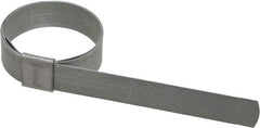 IDEAL TRIDON - 1-1/2" ID Galvanized Steel Preformed Center Punch Clamp - 5/8" Wide, 0.025" Thick - A1 Tooling