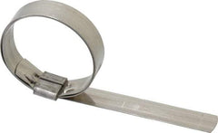 IDEAL TRIDON - 2" ID, Grade 201, Stainless Steel Preformed J-Type Clamp - 5/8" Wide x 0.03" Thick - A1 Tooling