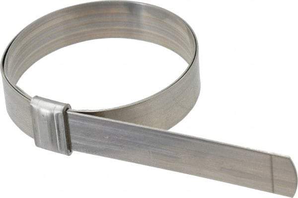 IDEAL TRIDON - 2-3/4" ID, Grade 201, Stainless Steel Preformed J-Type Clamp - 3/4" Wide x 0.03" Thick - A1 Tooling