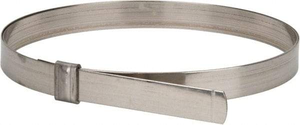 IDEAL TRIDON - 7" ID, Grade 201, Stainless Steel Preformed J-Type Clamp - 3/4" Wide x 0.03" Thick - A1 Tooling