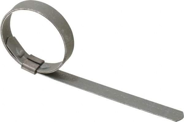 IDEAL TRIDON - 1-3/8" ID Grade 201 Stainless Steel Preformed Center Punch Clamp - 3/8" Wide, 0.025" Thick - A1 Tooling