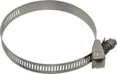 IDEAL TRIDON - SAE Size 48, 1-1/2 to 3-1/2" Diam, Stainless Steel Quick Release Worm Drive Clamp - 1/2" Wide, Material Grade 301, Series 550 - A1 Tooling