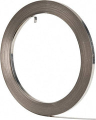 IDEAL TRIDON - Grade 201, Stainless Steel Banding Strap Roll - 3/8" Wide x 0.025" Thick - A1 Tooling