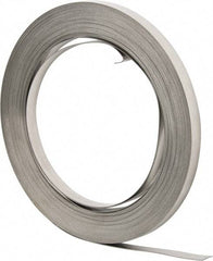 IDEAL TRIDON - Grade 201, Stainless Steel Banding Strap Roll - 5/8" Wide x 0.03" Thick - A1 Tooling