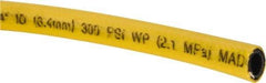 Continental ContiTech - 1/4" ID x 0.45" OD CTL Multipurpose Air Hose - 300 Working psi, -10 to 158°F, Yellow - A1 Tooling