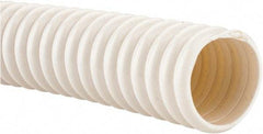 Continental ContiTech - 1" ID, 29 Hg Vac Rating, 37 psi, PVC Vacuum & Duct Hose - 100' Long, White, 2-1/2" Bend Radius, 15 to 150°F - A1 Tooling