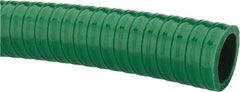 Continental ContiTech - 15 to 150°F, 3/4" Inside x 0.9" Outside Diam, PVC Liquid Suction & Discharge Hose - Green, 100' Long, 130 psi Working Pressure - A1 Tooling