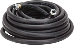 Continental ContiTech - 3/4" ID x 1.118" OD 50' Long Multipurpose Air Hose - MNPT x MNPT Ends, 200 Working psi, -40 to 190°F, 3/4" Fitting, Black - A1 Tooling