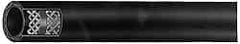 Continental ContiTech - 25' Long, 3/4" Fitting, Male NPT Fitting, -40 to 450°F, Synthetic Rubber High Temp & High Pressure Hose - 3/4" Inside x 1-9/32" Outside Diam, Black, 250 psi - A1 Tooling