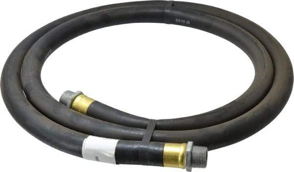 Continental ContiTech - 3/4" ID x 1-1/8" OD x 8' OAL, NPT Male x Male Petroleum Transfer Hose - 100 Max Working psi, 3/4" Fitting, Black - A1 Tooling