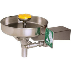 Haws - 15" Wide x 13" High, Wall Mount, Stainless Steel Bowl, Eye & Face Wash Station - 13" Inlet, 3.7 GPM Flow Rate - A1 Tooling