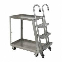 Vestil - 660 Lb Capacity, 21-5/8" Wide x 39" Long x 50" High Order Picking Cart - A1 Tooling