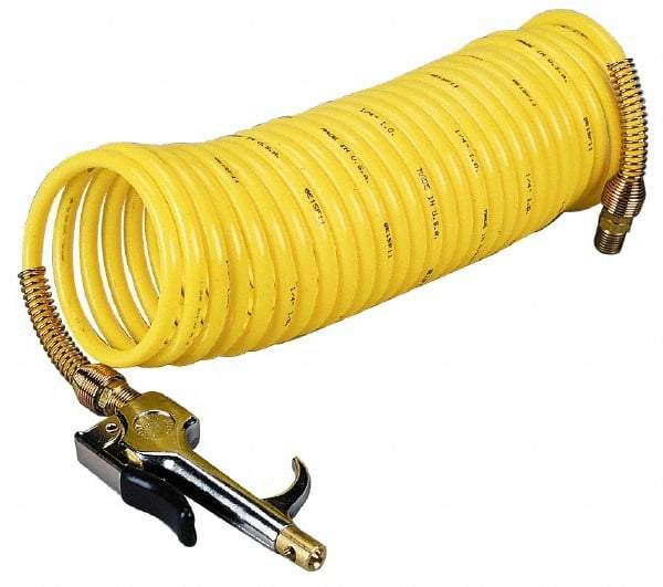 Coilhose Pneumatics - 1/4" ID Thumb Lever Blow Gun - 25' Long Hose - A1 Tooling