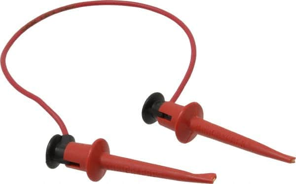 Pomona - Red Electrical Test Equipment Patch Cord - Use with Test Clips - A1 Tooling