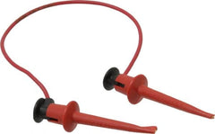 Pomona - Red Electrical Test Equipment Patch Cord - Use with Test Clips - A1 Tooling