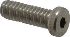 Value Collection - 1/4-20 UNC Hex Socket Drive, Low Socket Cap Screw - Grade 18-8 Stainless Steel, 3/4" Length Under Head - A1 Tooling