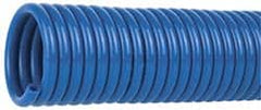 Coilhose Pneumatics - 1/8" ID, 50' Long, Blue Nylon Coiled & Self Storing Hose - 315 Max psi, No Fittings - A1 Tooling